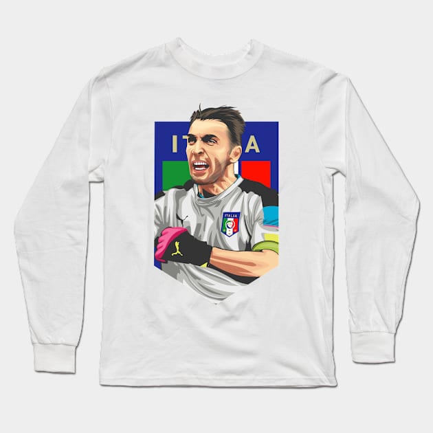 Buffon Long Sleeve T-Shirt by siddick49